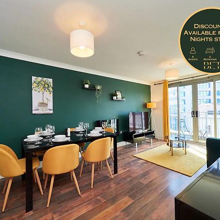 Emerald Suite - Two Story Duplex Apartment - Balcony - Contractors - Family - City Centre - Broadway Plaza - Five Ways - Sleeps 6 Birmingham Buitenkant foto